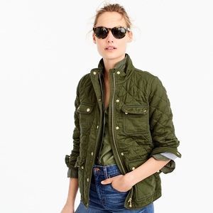 J. Crew Quilted Downtown Field Jacket